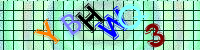 Blue Captcha Image