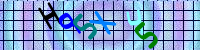 Blue Captcha Image