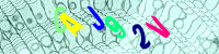 Blue Captcha Image