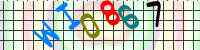 Blue Captcha Image