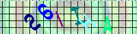 Blue Captcha Image