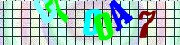 Blue Captcha Image