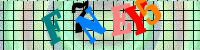 Blue Captcha Image