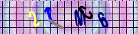 Blue Captcha Image