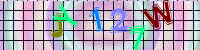 Blue Captcha Image