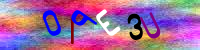 Blue Captcha Image