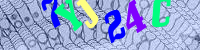 Blue Captcha Image