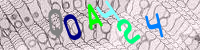 Blue Captcha Image