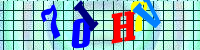 Blue Captcha Image