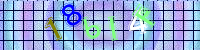 Blue Captcha Image