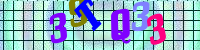 Blue Captcha Image