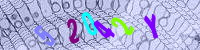 Blue Captcha Image