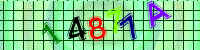 Blue Captcha Image