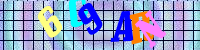 Blue Captcha Image