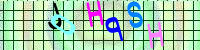 Blue Captcha Image