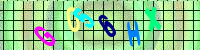 Blue Captcha Image