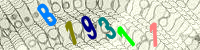 Blue Captcha Image