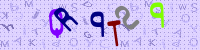 Blue Captcha Image