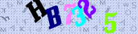 Blue Captcha Image