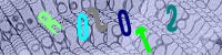 Blue Captcha Image