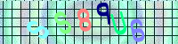 Blue Captcha Image