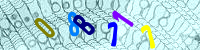 Blue Captcha Image