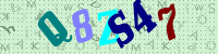 Blue Captcha Image