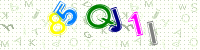 Blue Captcha Image