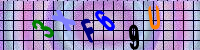 Blue Captcha Image