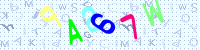 Blue Captcha Image