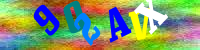 Blue Captcha Image