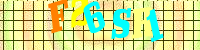 Blue Captcha Image