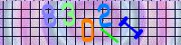 Blue Captcha Image