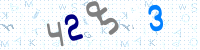 Blue Captcha Image