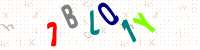 Blue Captcha Image