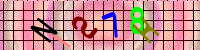 Blue Captcha Image