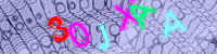 Blue Captcha Image