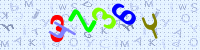 Blue Captcha Image