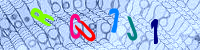 Blue Captcha Image