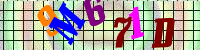 Blue Captcha Image