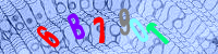 Blue Captcha Image