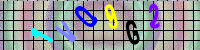 Blue Captcha Image