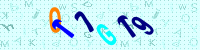 Blue Captcha Image