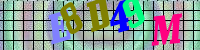 Blue Captcha Image