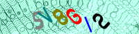 Blue Captcha Image