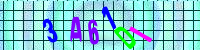 Blue Captcha Image