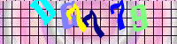 Blue Captcha Image