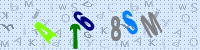 Blue Captcha Image