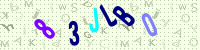 Blue Captcha Image