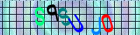 Blue Captcha Image